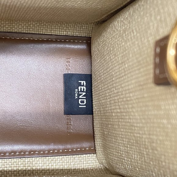 FENDI Brown Straw Bag - Picture 5 of 12